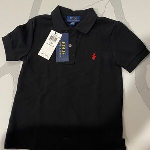 Ralph Lauren Black Polo Shirt for Kids